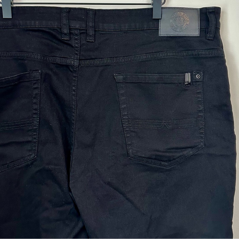 Buffalo David Bitton Men's Black Six-x Straight Stretch Jeans - Size: W42 / L32 - Picture 5 of 6